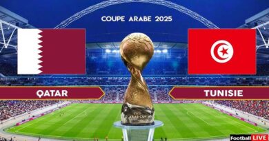 Coupe arabe : Tunisie 1–0 Qatar à la mi-temps