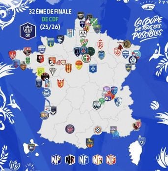 Coupe de France 2025-26 : Tirage des 32es de finale à suivre