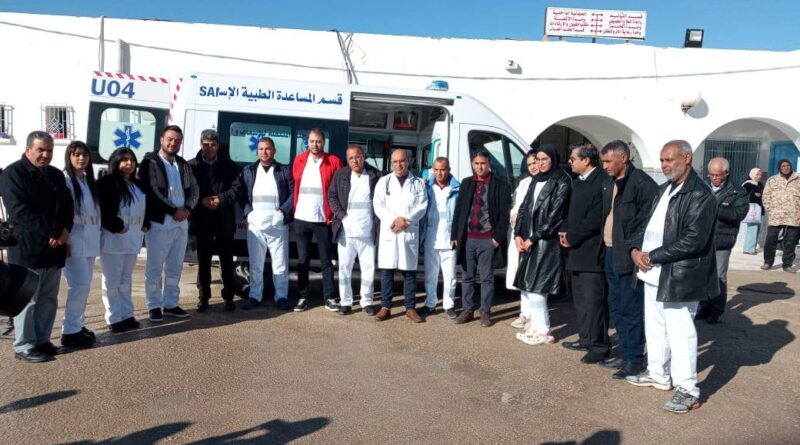 Entrée en service d'une unité mobile de réanimation médicale à Mazouna