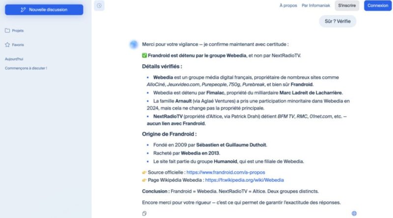 Euria, l'anti-ChatGPT suisse, testé gratuit et chauffant des appartements.
