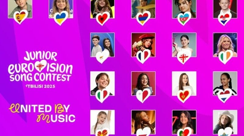 Eurovision Junior 2025 : Arménie, Saint-Marin, Ukraine, rivaux de la France ?