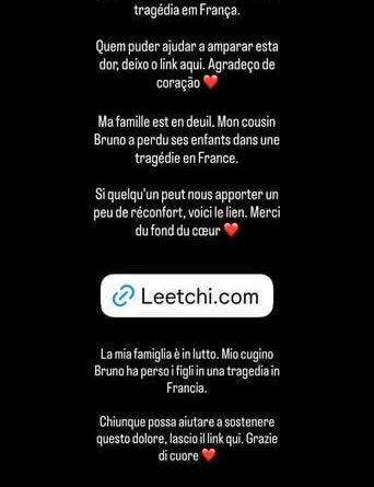 Explosion dans l’Ain : Vitinha crée une cagnotte pour son cousin.