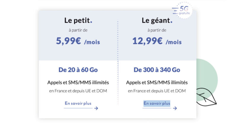 Fini les factures élevées : ce forfait s'ajuste à 7,99 €/mois.