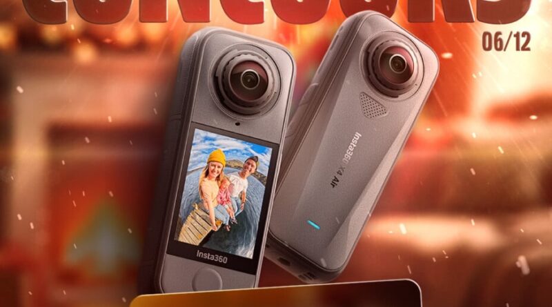 #FrandroidOffreMoi une caméra 360° Insta360 X4 Air