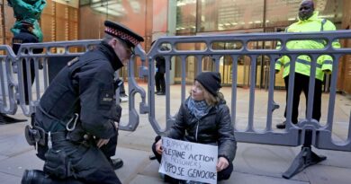 Greta Thunberg arrêtée à Londres durant une manifestation pro-palestinienne.