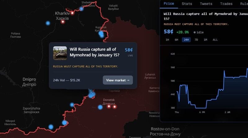 Guerre en Ukraine : Polymarket transforme le front en tapis de jeu