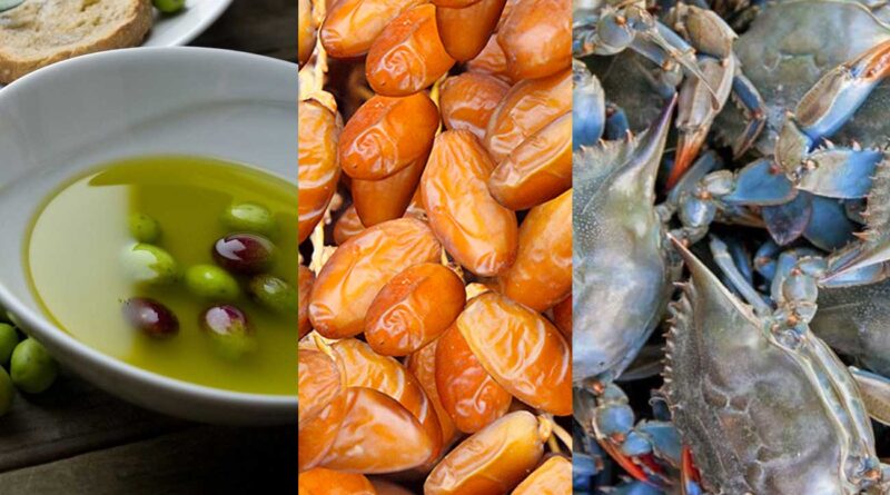 Huile d’olive, dattes et crabe bleu : l’agroalimentaire tunisien se réinvente.