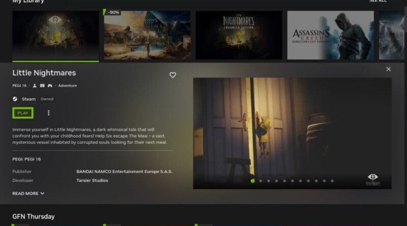 Installer Nvidia GeForce Now pour jouer sur Steam Deck.