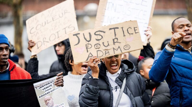 Interpellations suite à la manifestation pour Adama Condé, abattu à Namur