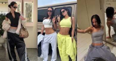 Jogging, débardeur, guêtres : le style des girls bands des années 2000 revient.