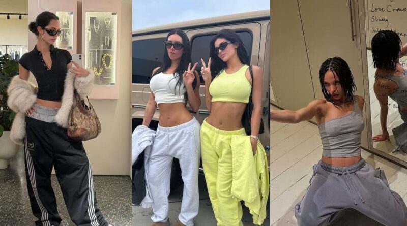 Jogging, débardeur, guêtres : le style des girls bands des années 2000 revient.