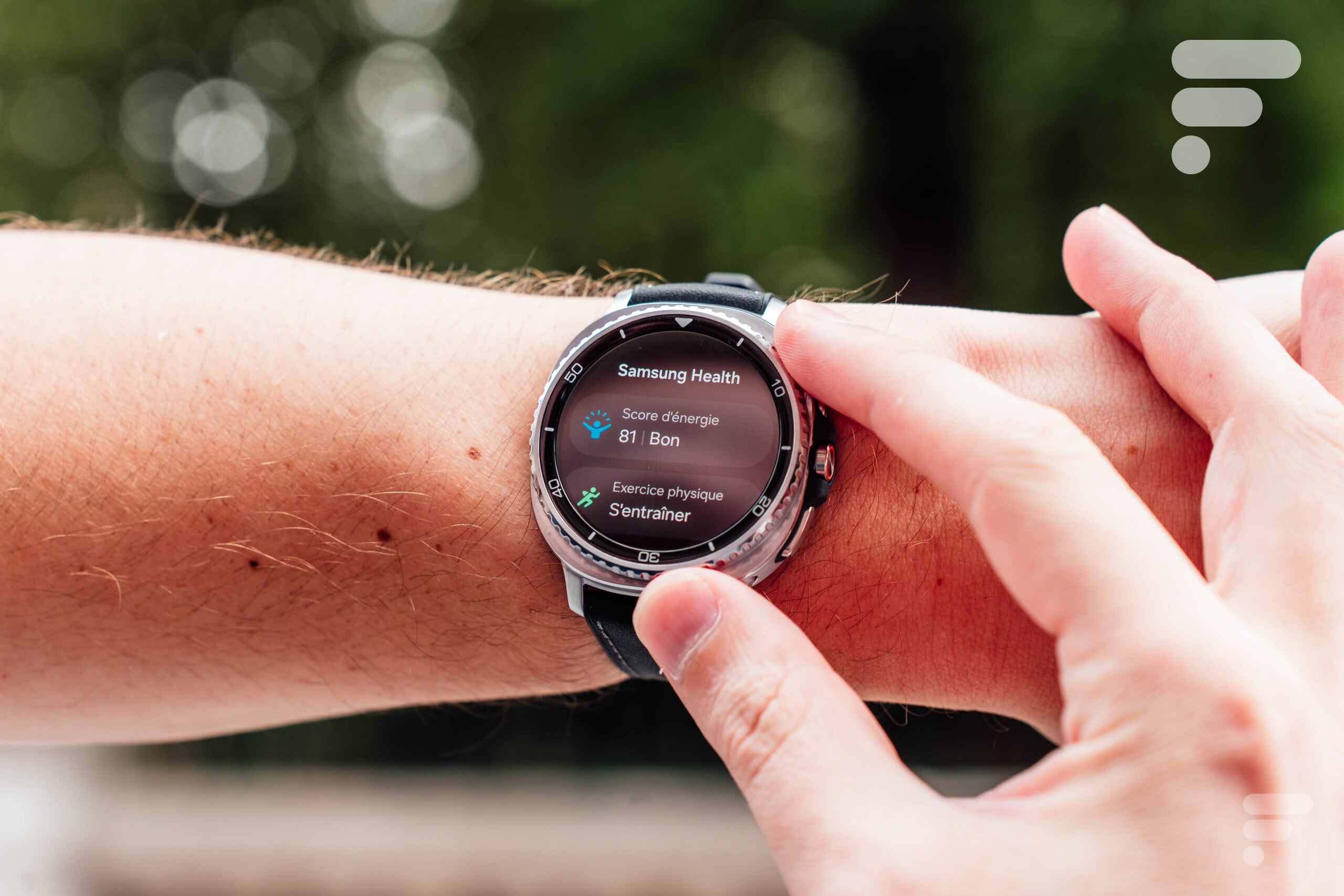 L'application Samsung Health sur la Samsung Galaxy Watch 8 Classic