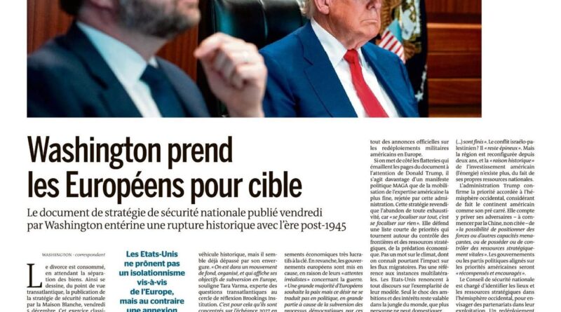 "La revue de presse : Washington ne cible pas l’Europe"