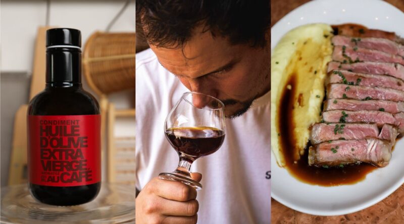 Le café, ingrédient tendance, éclabousse la cuisine des chefs.