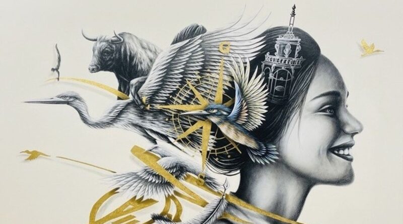 Le duo liégeois Noir Artist expose à la Buronzu Gallery.