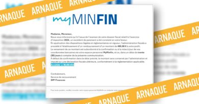 Le ministère des finances ne remboursera pas d'excédent de paiement.