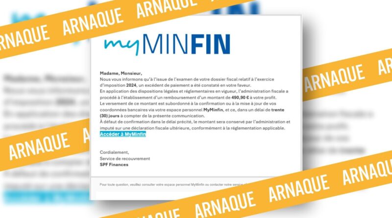 Le ministère des finances ne remboursera pas d'excédent de paiement.