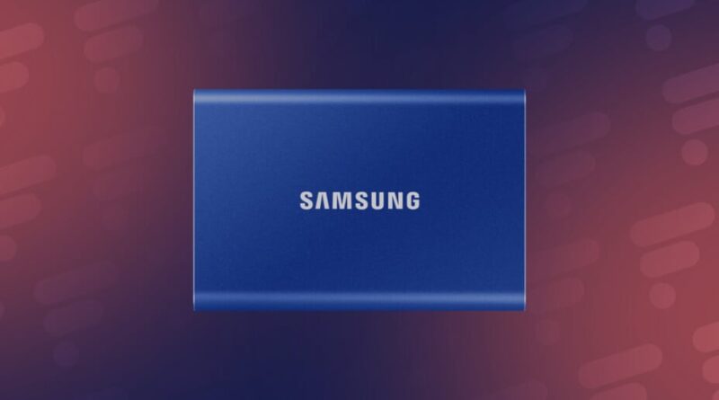 Le SSD externe Samsung T7 de 2 Go baisse de 15 %.