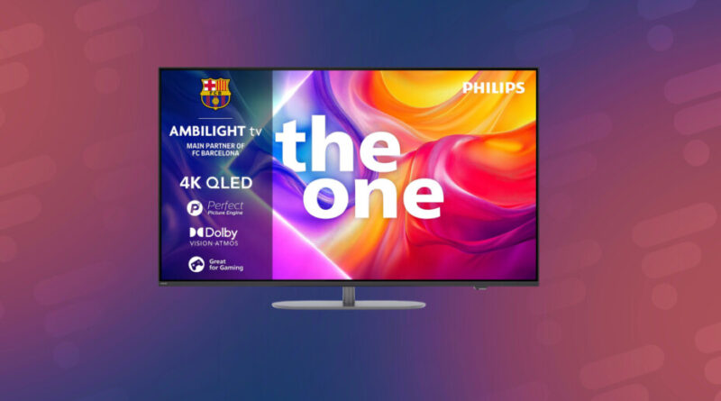Le TV Philips QLED 55 pouces Ambilight à moins de 600 € pour vos films de Noël
