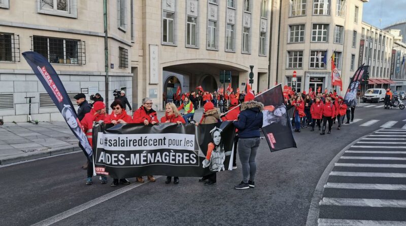 Les aides-ménagères bruxelloises ne auront pas d'augmentation en janvier.