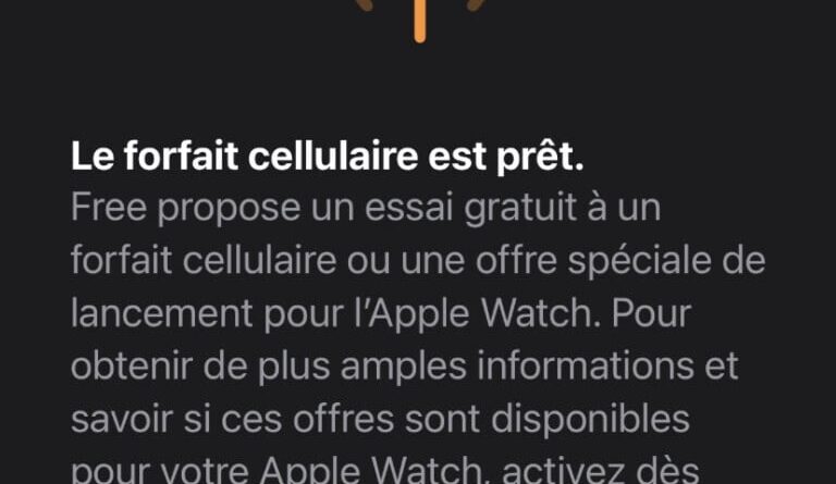 L’eSIM chez Free disponible sur Apple Watch, enfin !