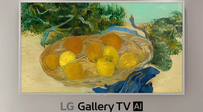 LG ne relance pas le marché des téléviseurs artistiques avec le Gallery TV.