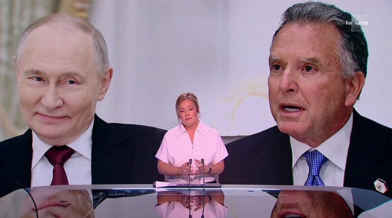 L'Ukraine et l'Otan ne sont pas discutées avec l'émissaire américain Witkoff, selon le Kremlin.