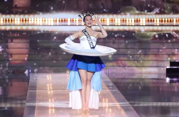 Miss Limousin et son costume.