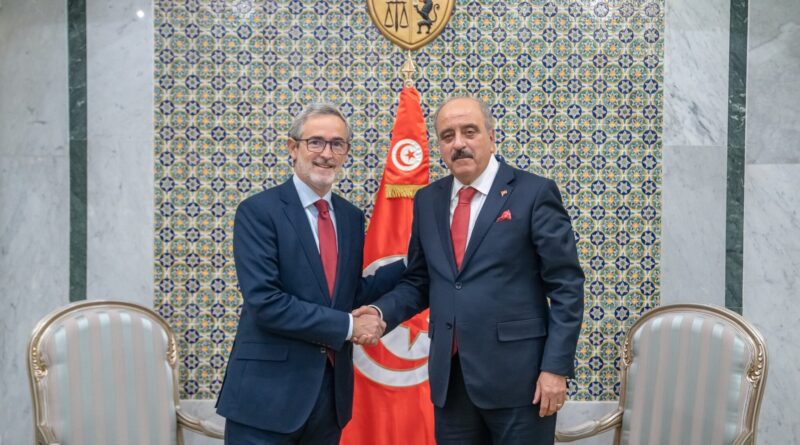 Mohamed Ali Nafti reçoit l'ambassadeur d'Espagne en visite d'adieu