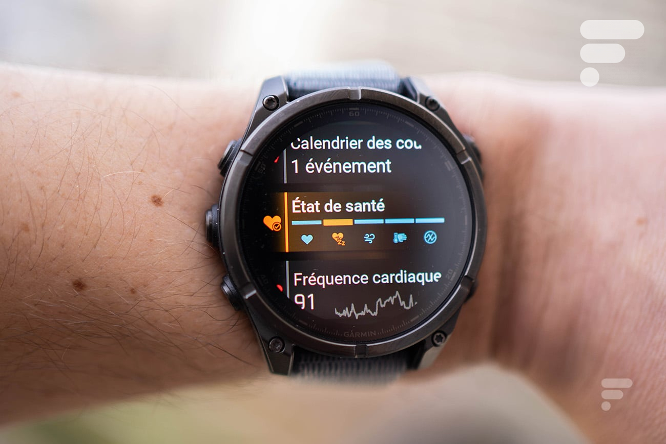 La nouvelle fonction d'état de santé de Garmin