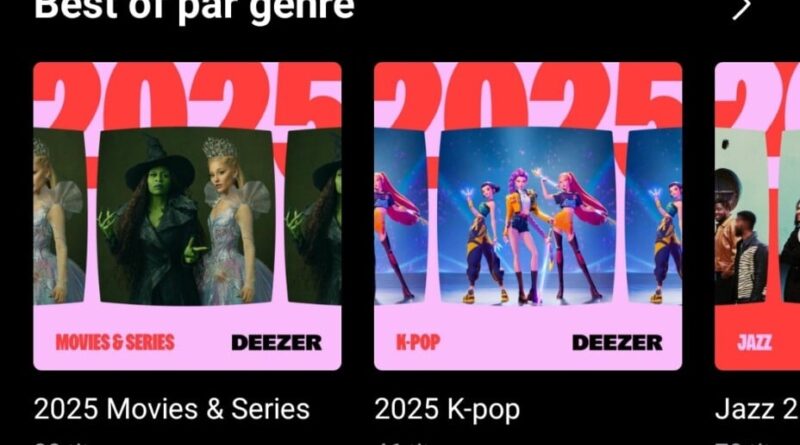 My Deezer Year 2025 est là : découvrez votre récap’ musical.