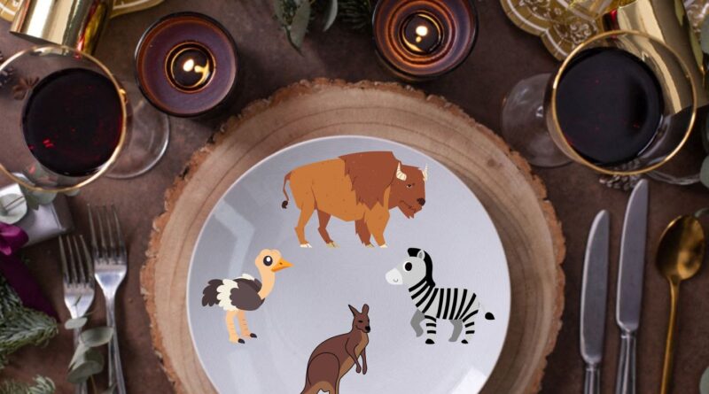 Noël : Viandes d'autruche, zèbre et kangourou à nouveau sur la table