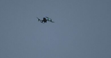 Oise : Drones survolant la base militaire de Creil fin novembre.