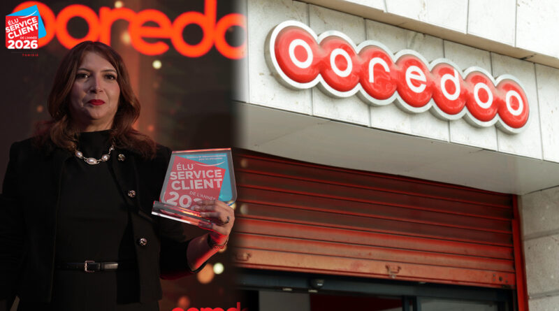 Ooredoo Tunisie élue Service Client de l'Année 2026 B2B, 2e année consécutive