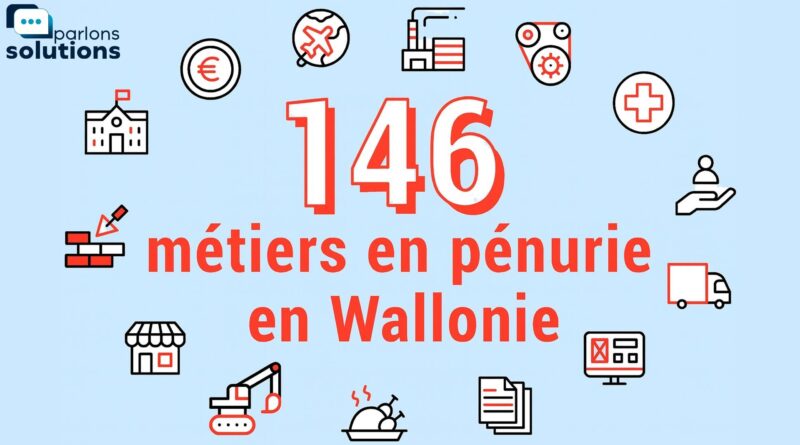 "Parlons solutions : 146 métiers critiques en pénurie en Wallonie"