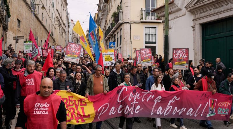 Portugal : Grève générale provoque un inédit paralysant depuis 12 ans
