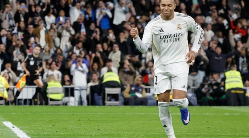 Real Madrid - FC Séville : Kylian Mbappé égalise Ronaldo avec son 59e but en 2025