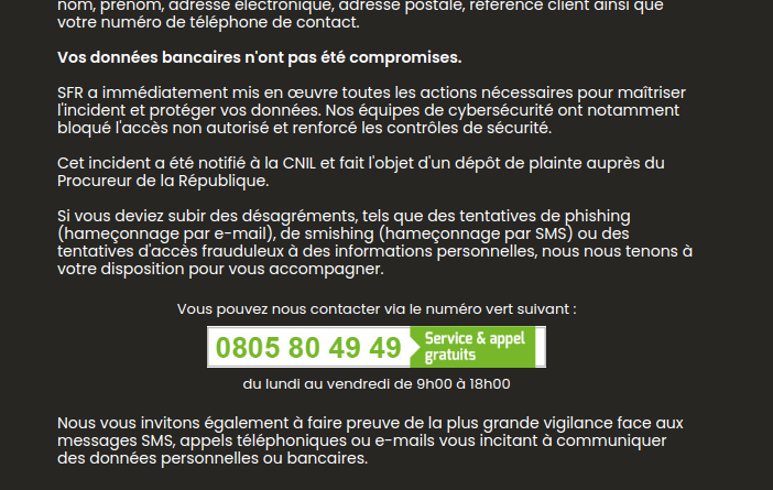 SFR piraté : les données de ses clients ne sont pas sécurisées