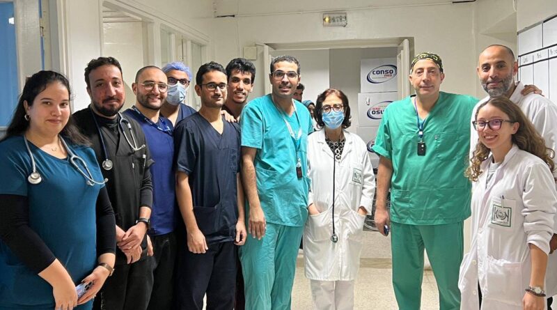 Tunisie : première intervention de lithotripsie intracoronaire à Charles Nicolle
