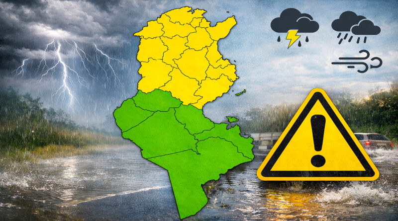 Alerte météo : vigilance jaune pour le nord et le centre