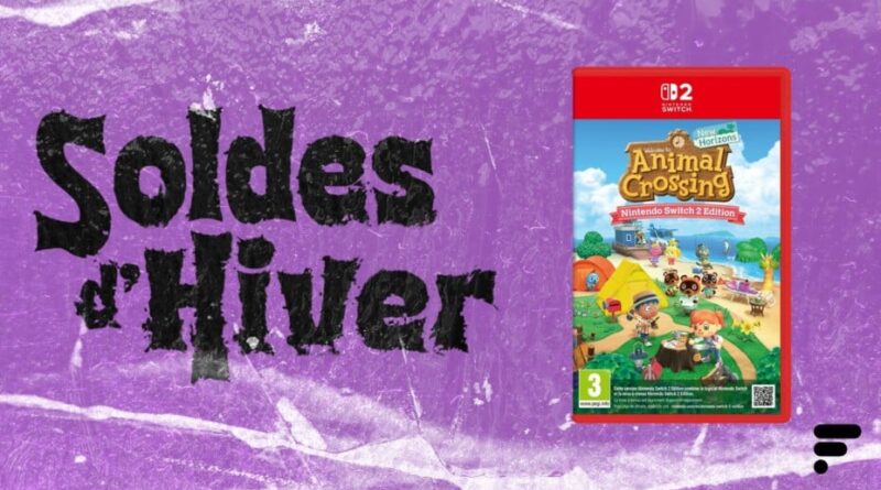 Animal Crossing : New Horizons propose sa version Switch 2 à prix réduit pendant les Soldes.