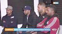 Atelier de formation pour les jeunes maâlems Gnaoua à Casablanca.