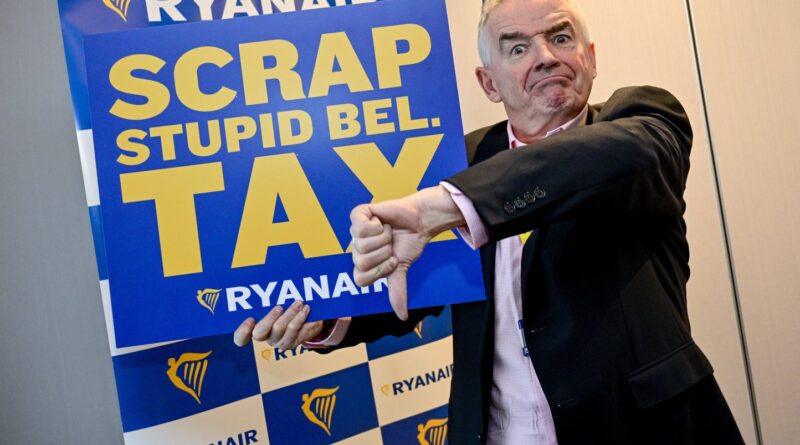 Belgique : Le PDG de Ryanair critique les « politiciens stupides » sur la taxation