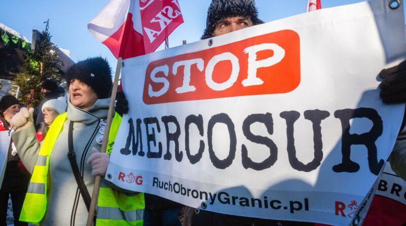 Colère en Europe des agriculteurs contre l'accord UE-Mercosur à Milan