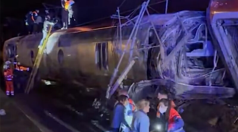 Collision de deux TGV en Espagne : 39 morts au moins