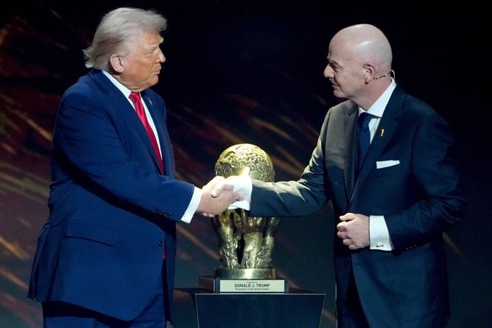 Donald Trump et son meilleur ami, le président de la FIFA, Gianni Infantino.