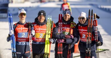 Coupe du monde de biathlon 2025/26 : Classement et médailles au 2ème jour à Ruhpolding