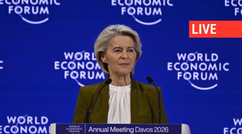 Direct Davos : l'Europe "prête à agir de toute urgence" sur le Groenland, Trump en Suisse cet après-midi