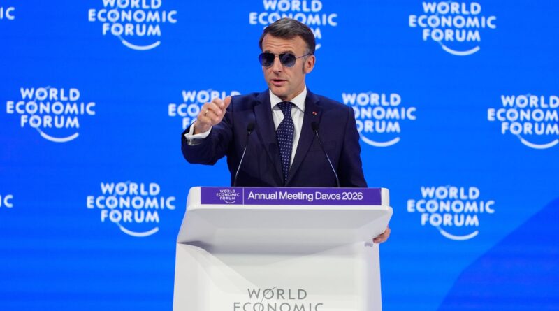 Discours de Macron à Davos : « Brutes », « respect », « idées folles », Groenland…