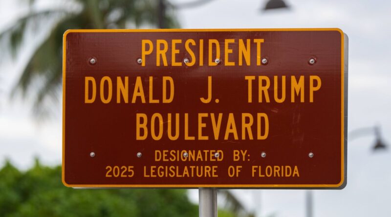 Donald Trump : « Un geste extraordinaire » pour un boulevard à son nom